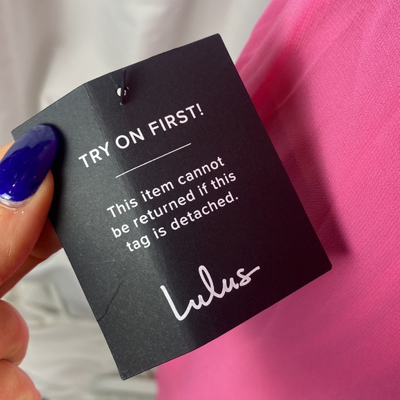 Lulu’s Flirty Chic Pink Cutout Twist-Front Halter Midi Dress Womens Medium - Picture 7 of 7